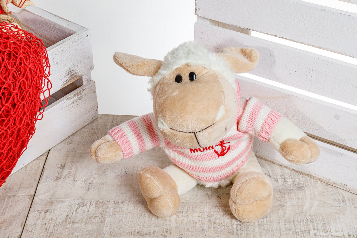 Kuscheltier Schaf klein rosa