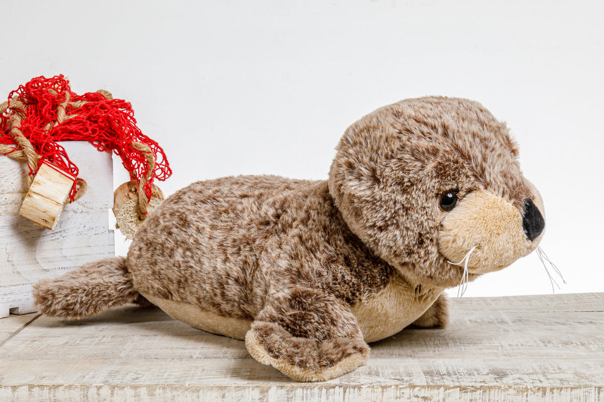 Kuscheltier Seehund braun 41cm