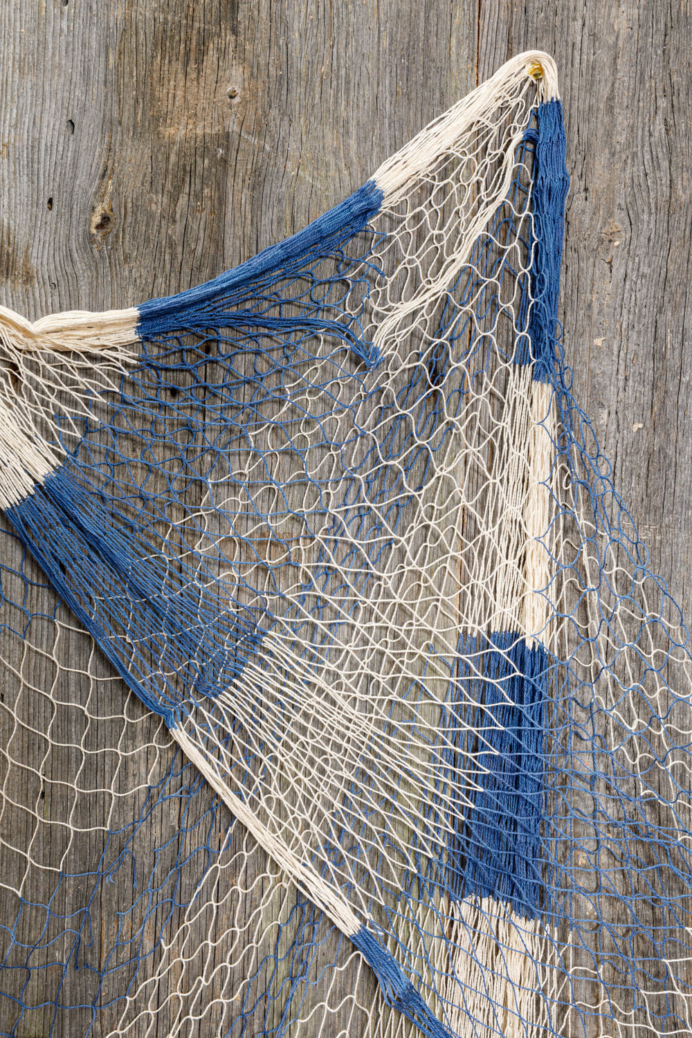 Fischernetz blau weiß