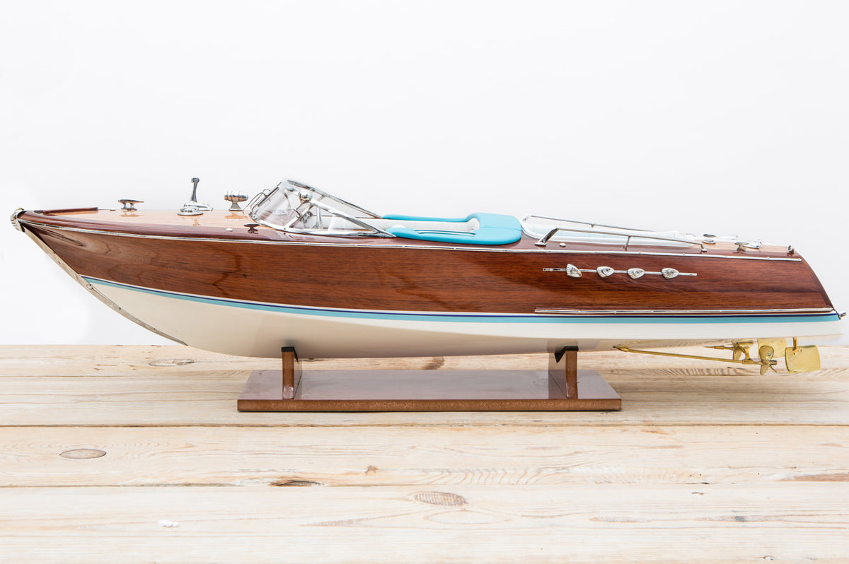 Modell Rennboot Holz, 89cm