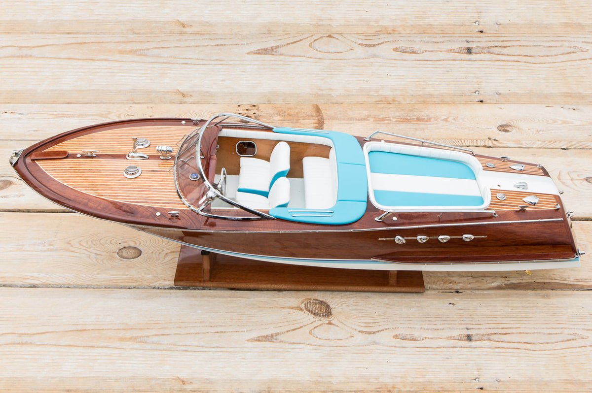 Modell Rennboot Holz, 89cm