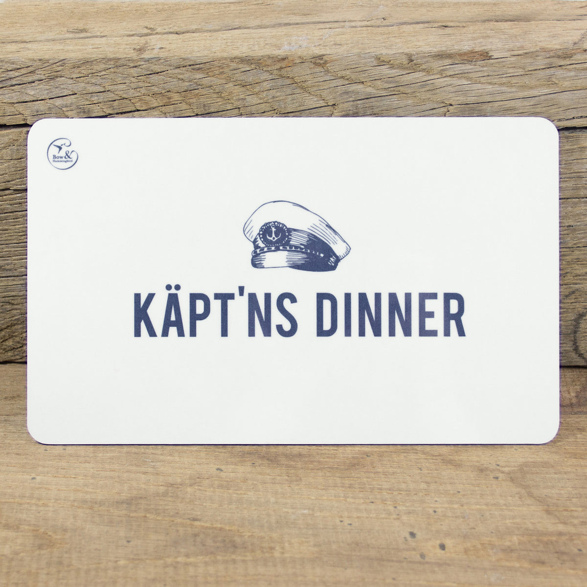Frühstücksbrettchen Käptn Dinner