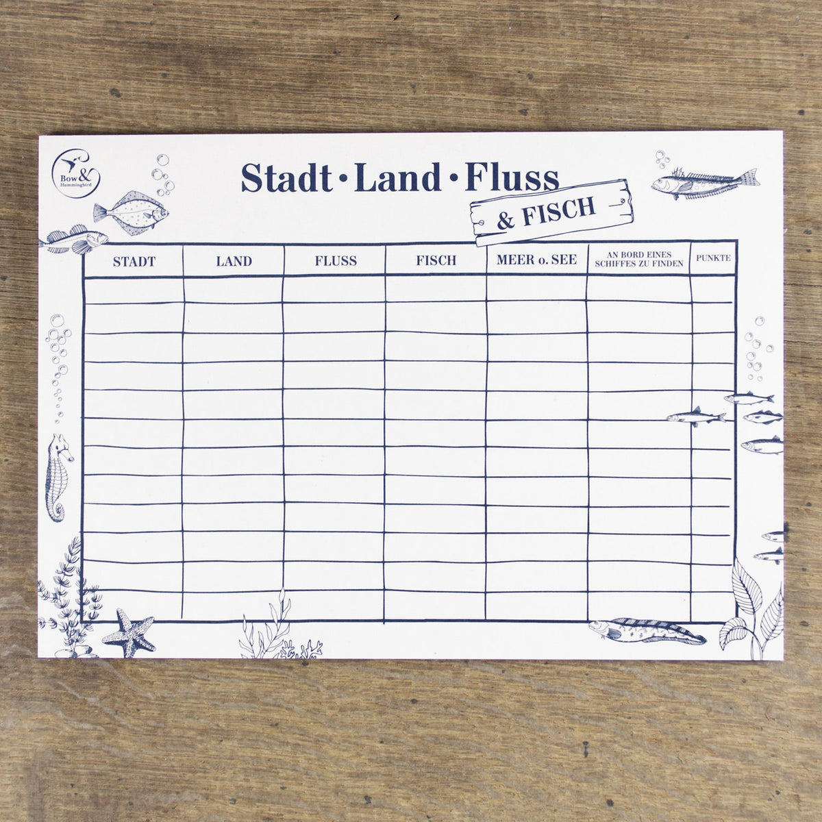 Spielblock Stadt, Land Fluss