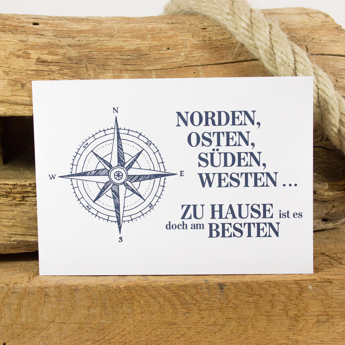 Postkarte Zu Hause