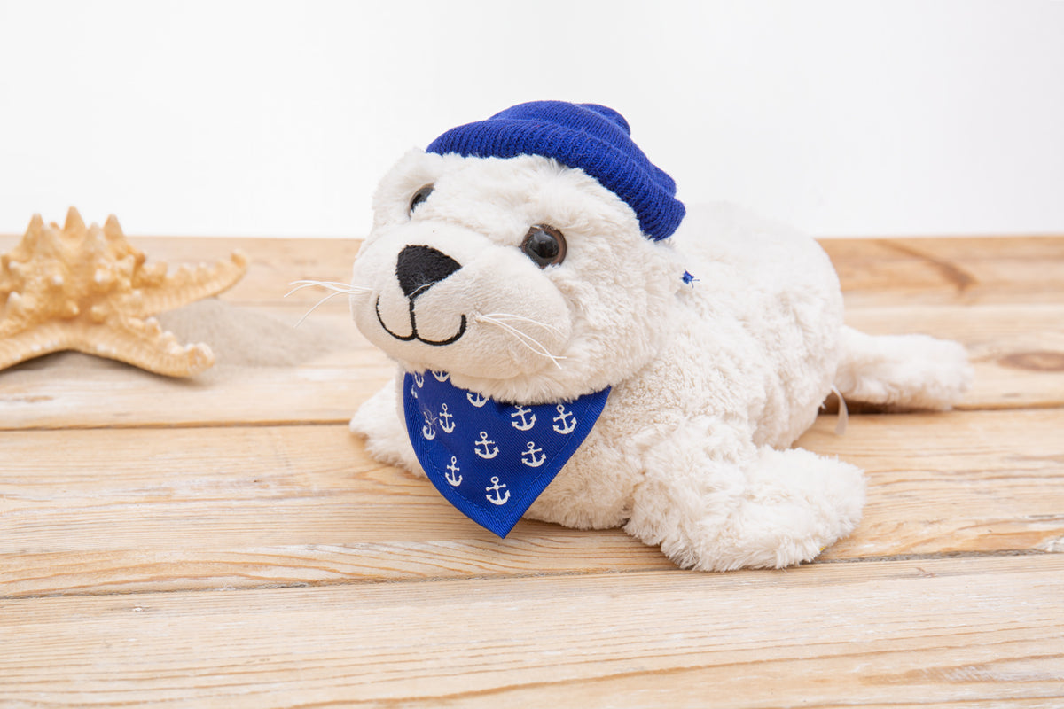 Seehund Plüschtier creme 35cm