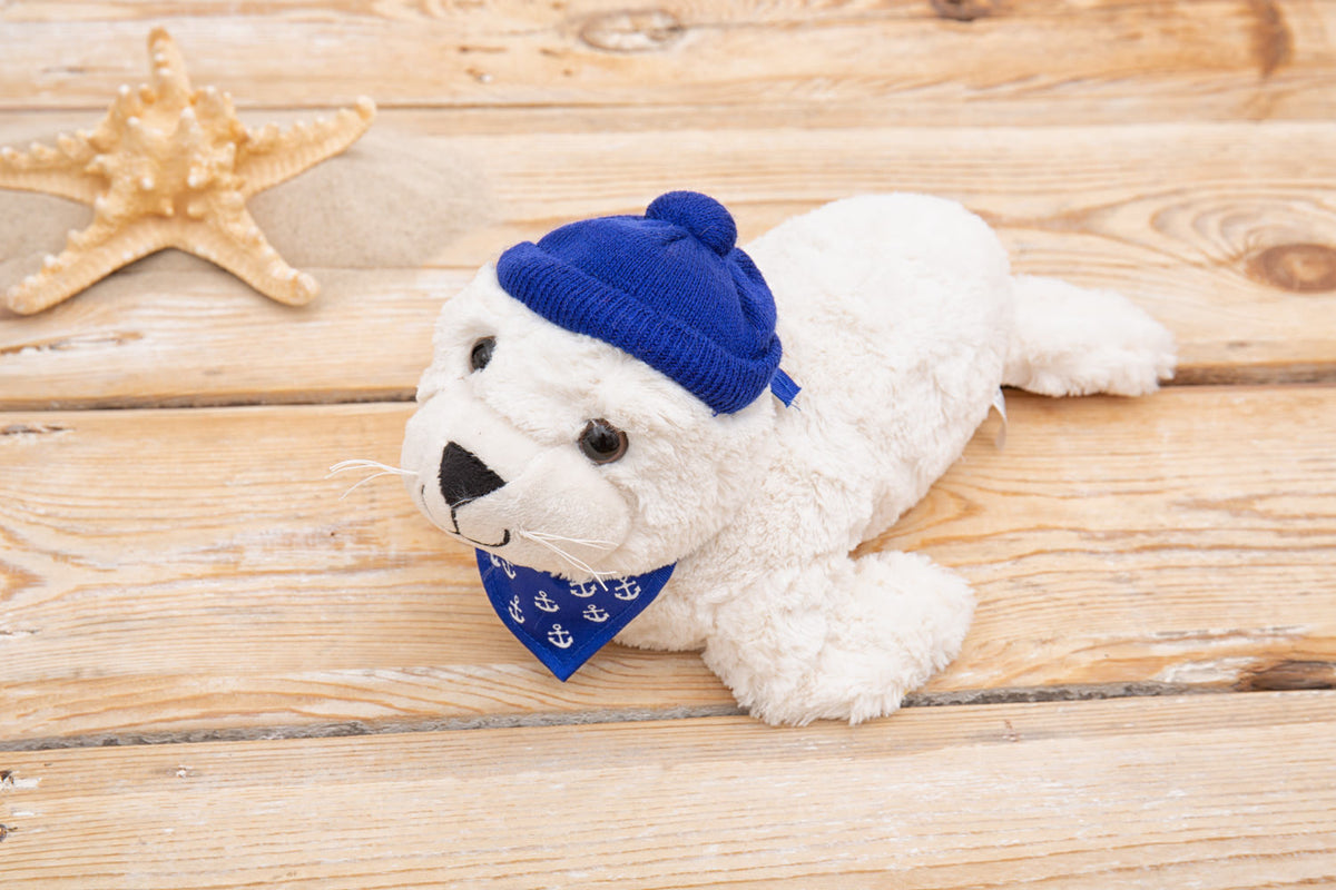 Seehund Plüschtier creme 35cm