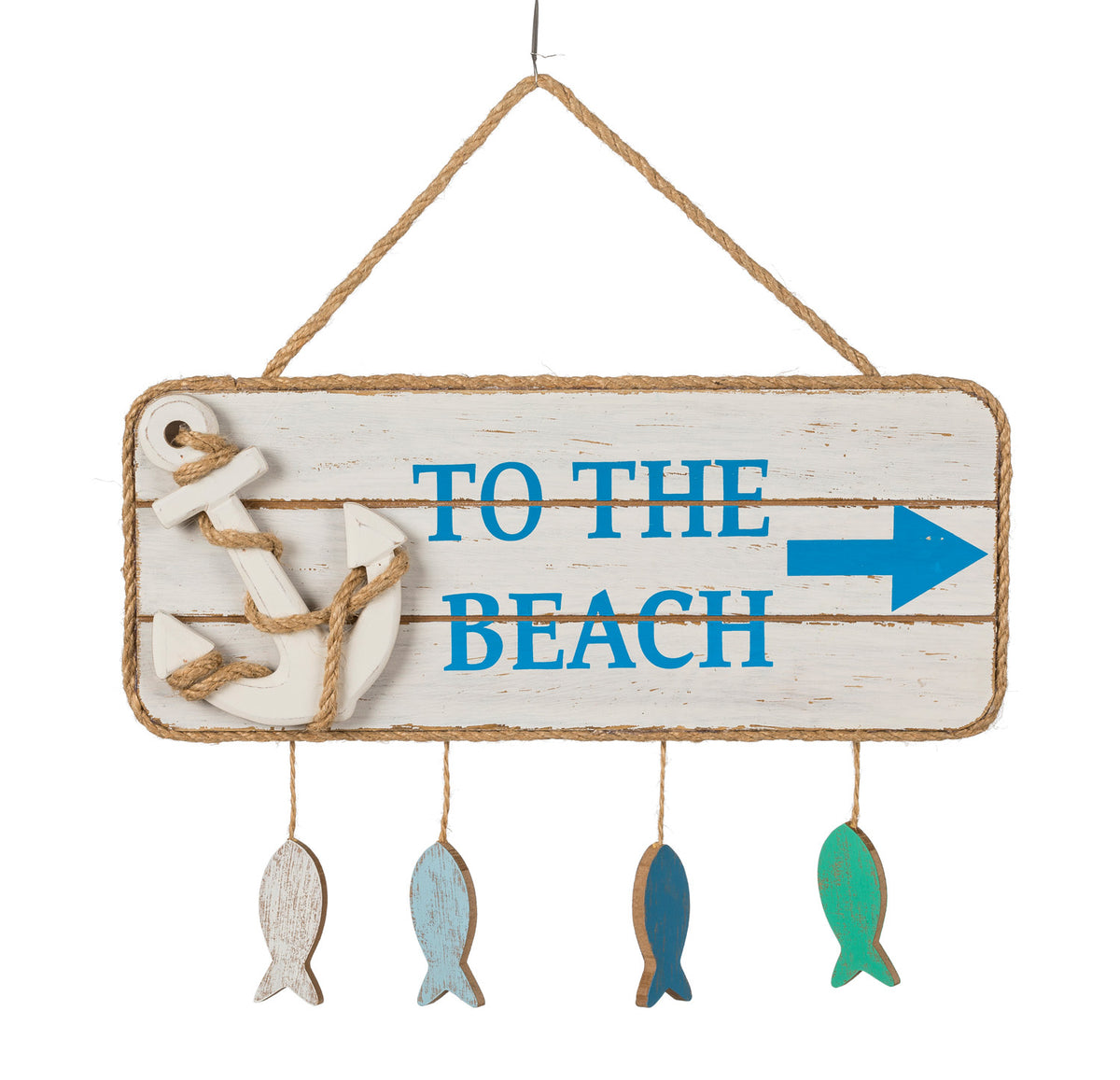 Holzschild To the Beach