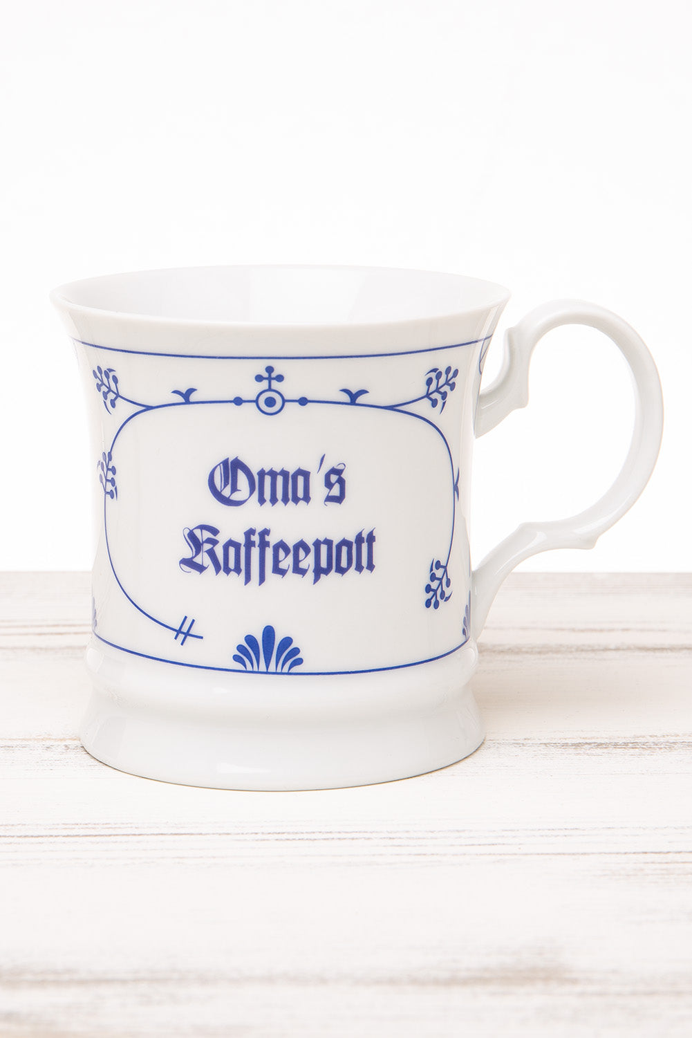 Becher indisch blau Oma