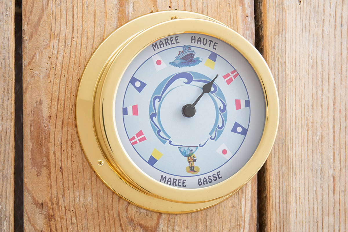 Messing Tidenuhr