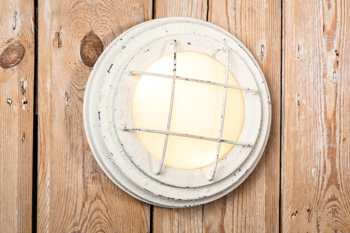 Lampe Bullauge weiß