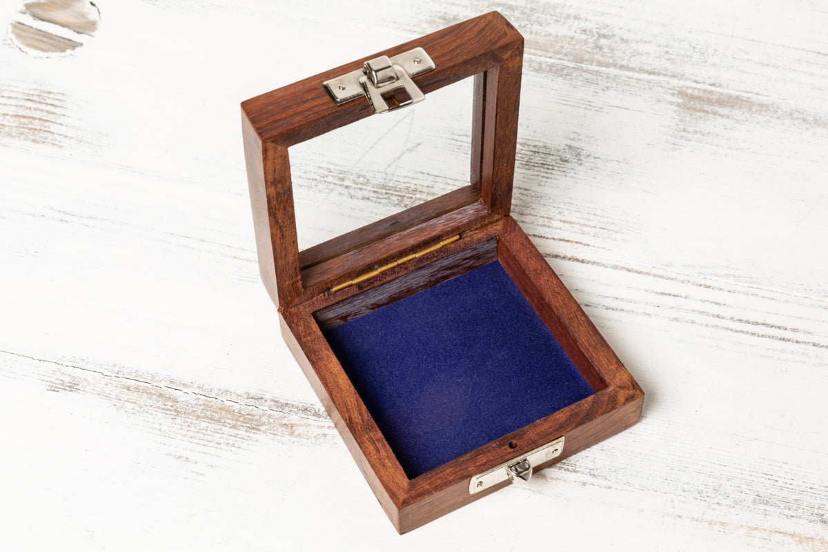 Holzbox Glasdeckel