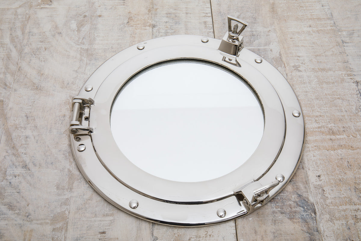 Spiegel Bullauge verchromt 28cm