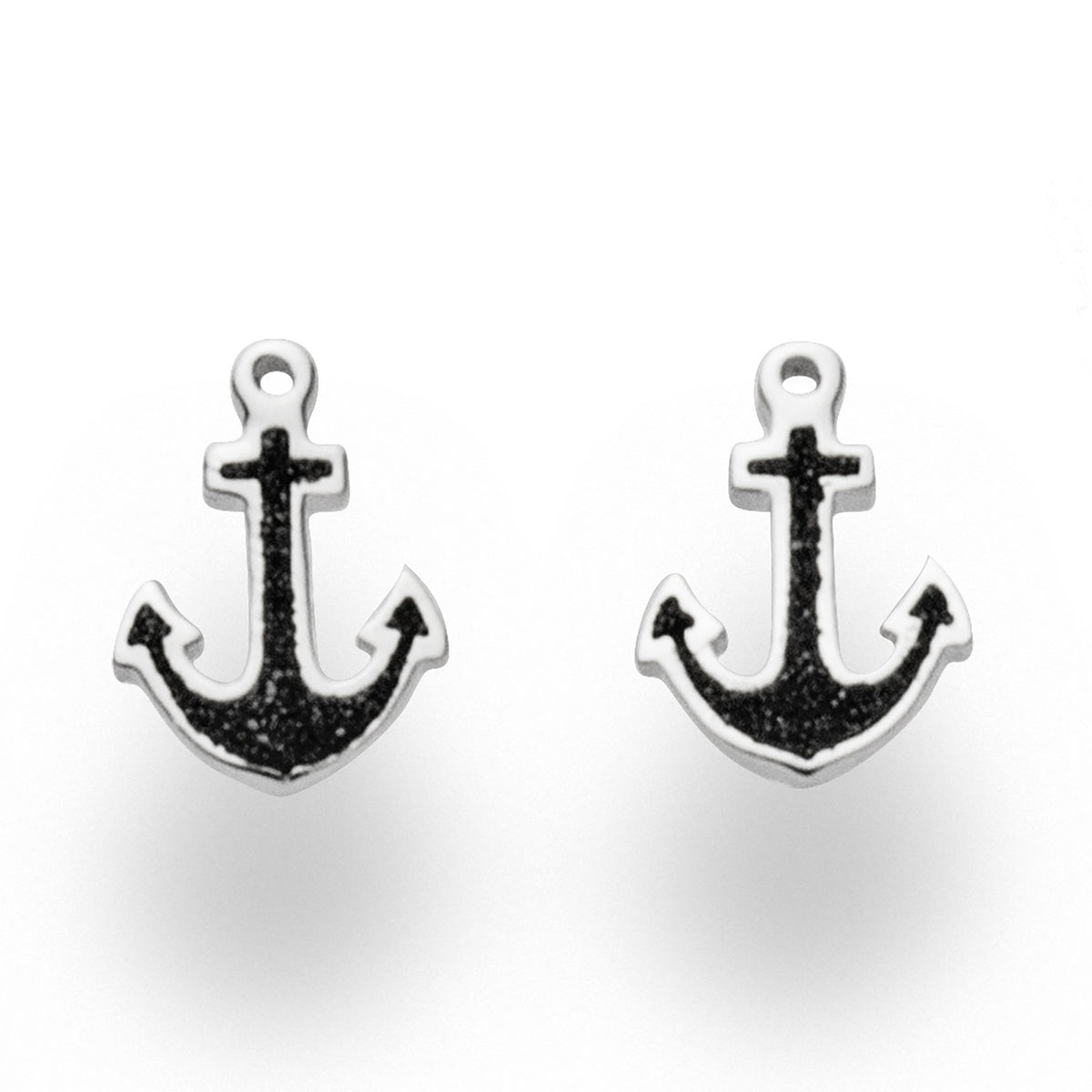 Silber Ohrstecker Lavasand