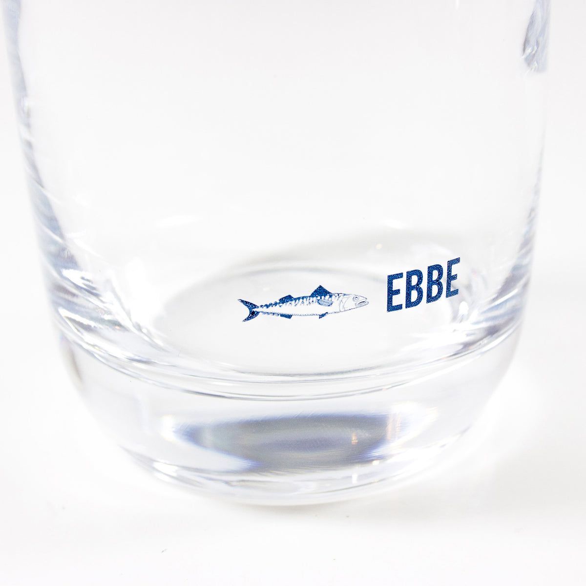 Longdrinkglas mit Gezeiten Anzeige