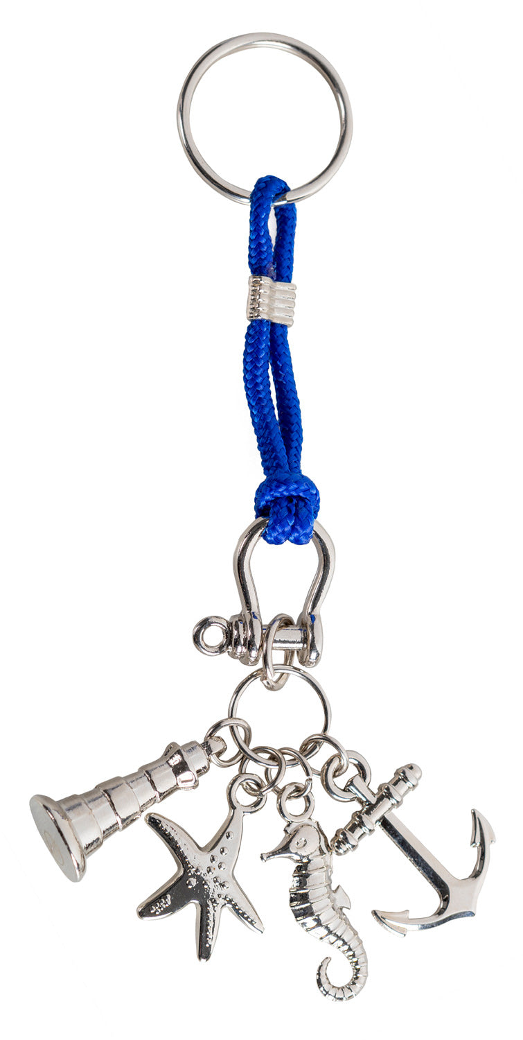 Blau Schlüsselanhänger nautisch