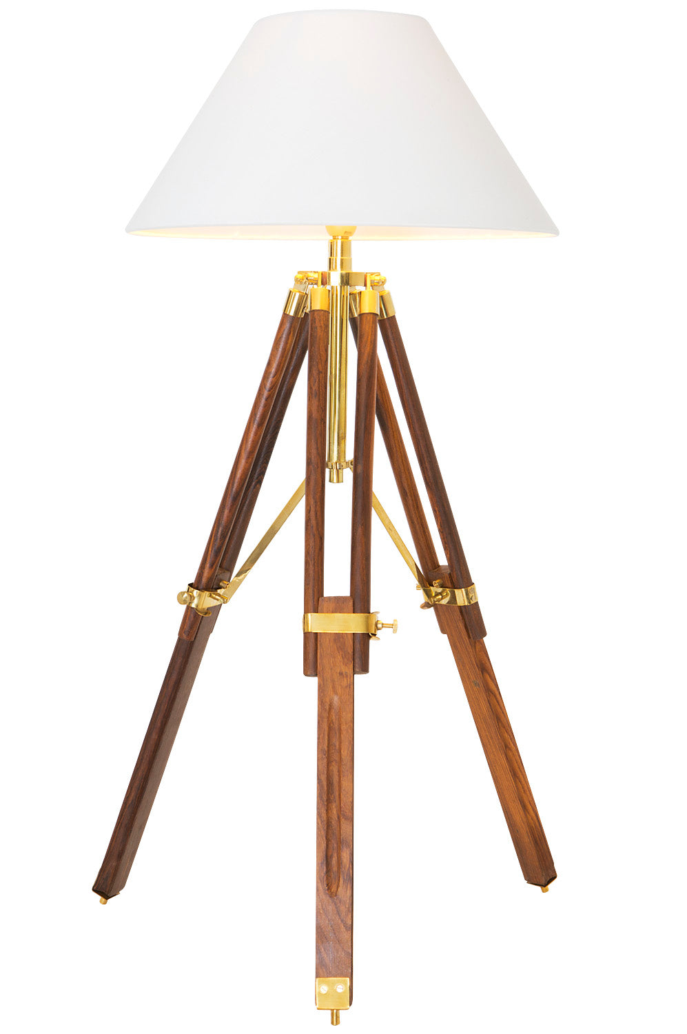 Kleine Stativlampe Holz 94cm