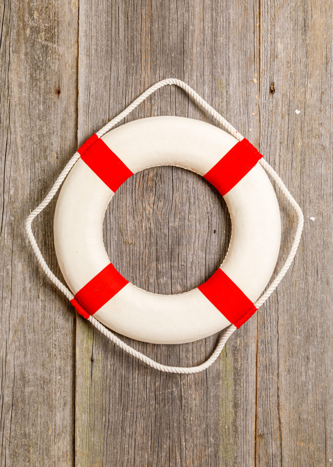 Rettungsring rot weiß 30cm o. Aufdruck