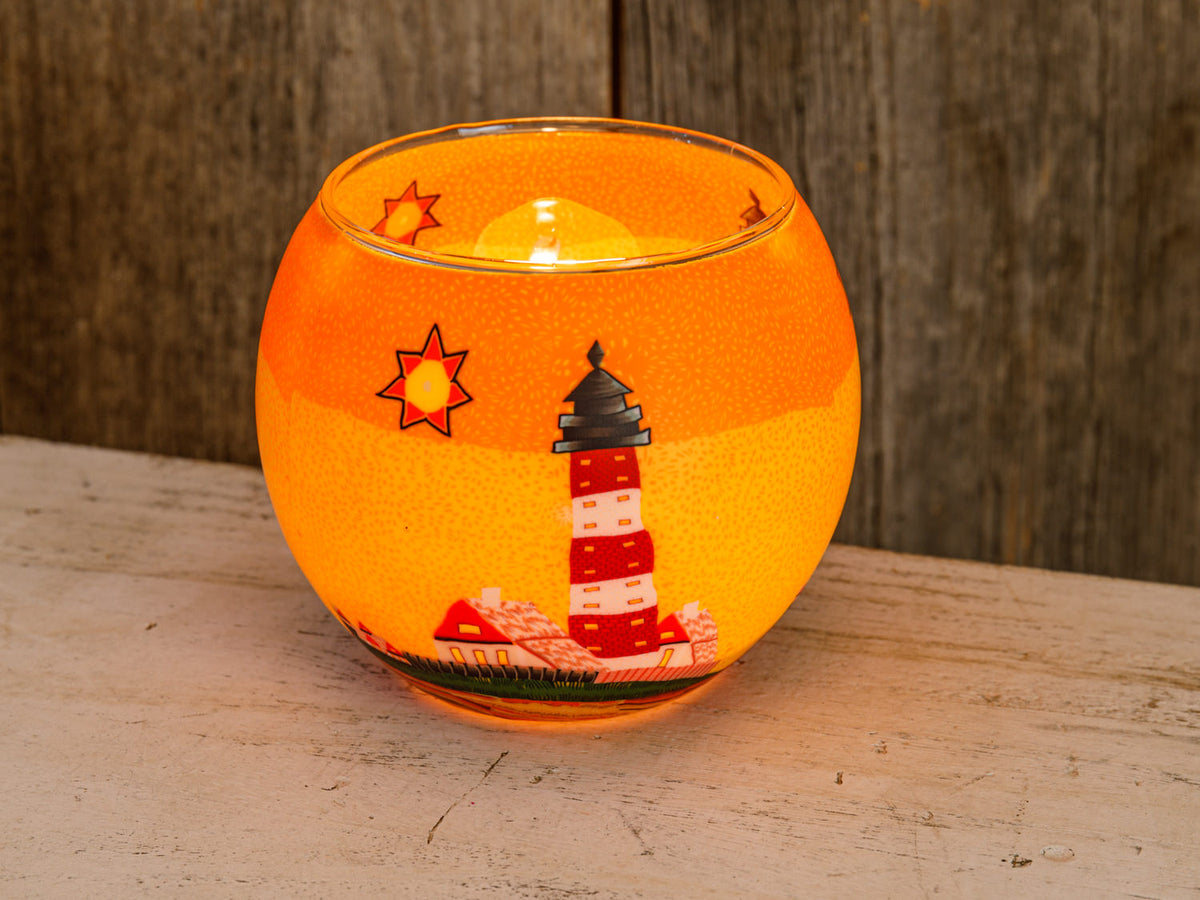 Großes Leuchtglas Westerhever Leuchtturm