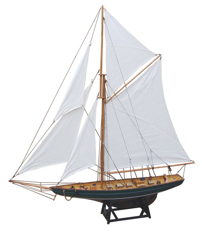 Dekoration Modell Segelyacht