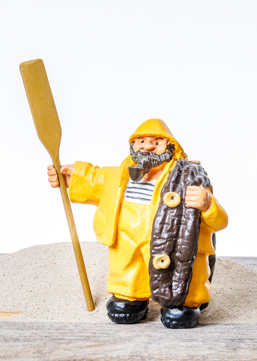 Figur Fischer gelb