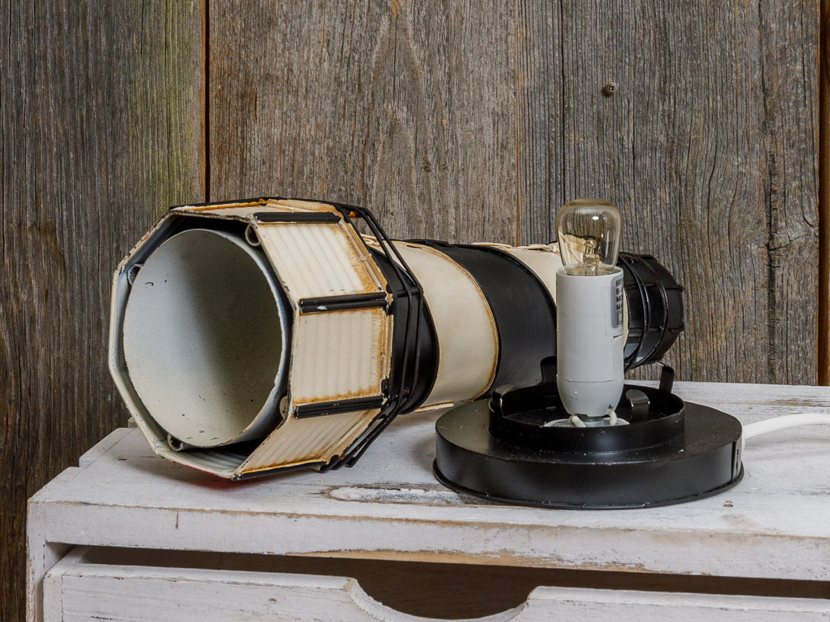 Leuchtturm Lampe schwarz Strom