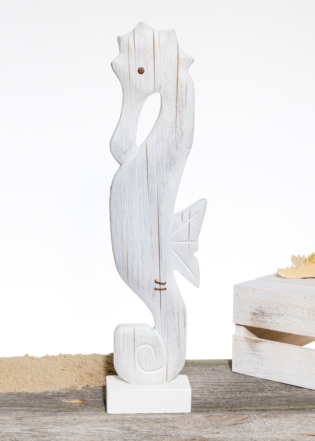 Seepferdchen Holz gross