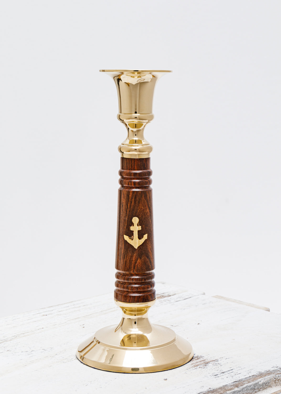 Messing Kerzenständer 17cm