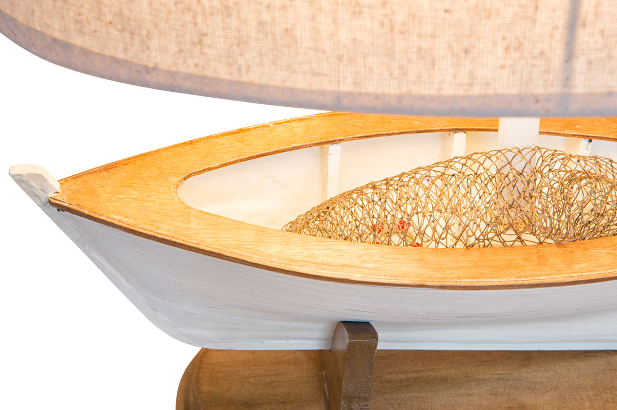 Segelboot Lampe weiß
