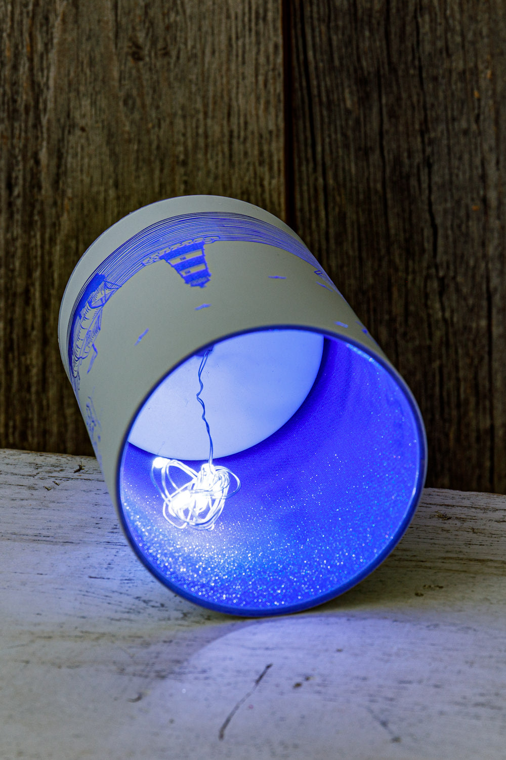 LED Leuchtglas Moin