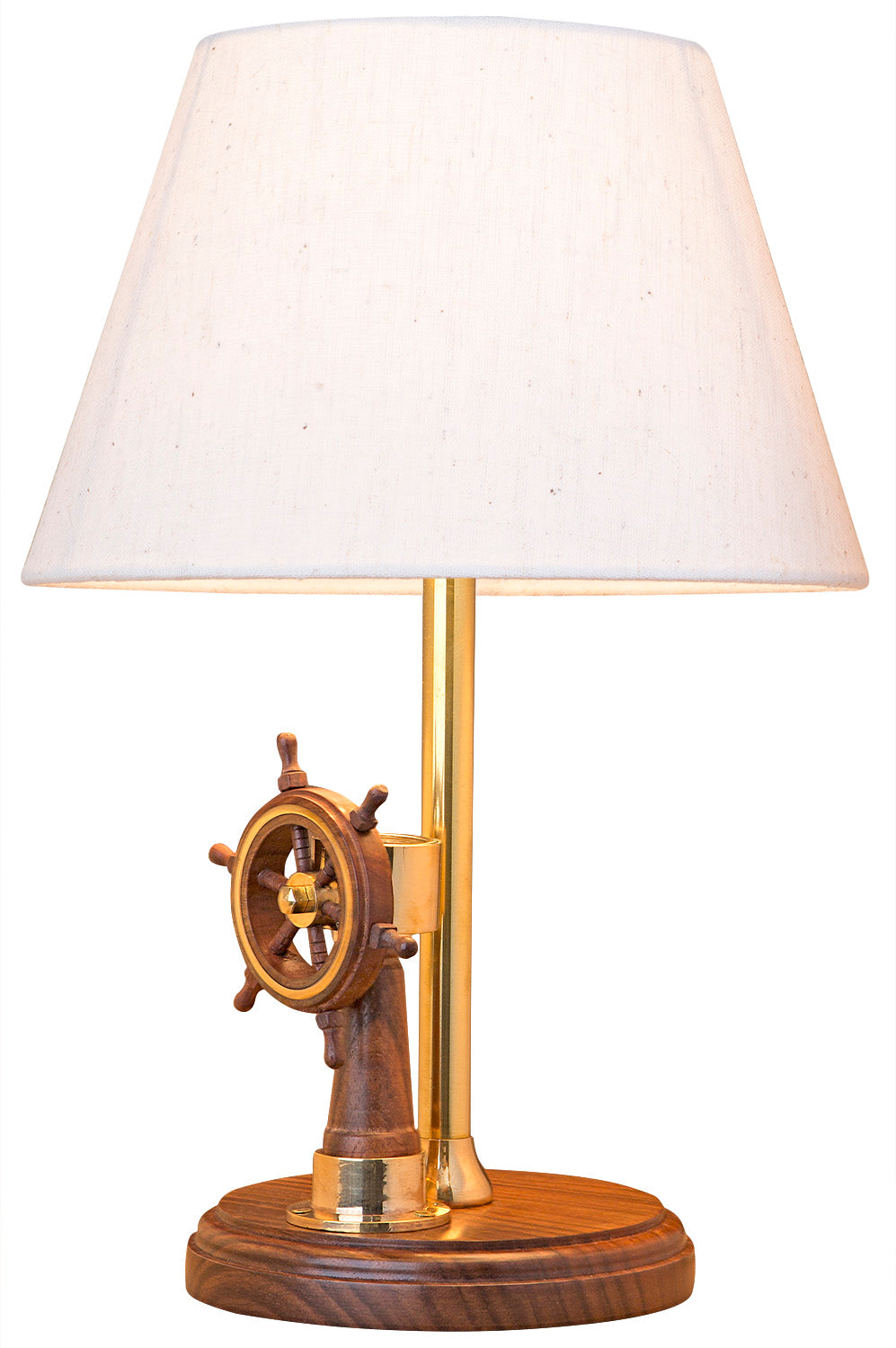 Tischlampe mit Steuerrad