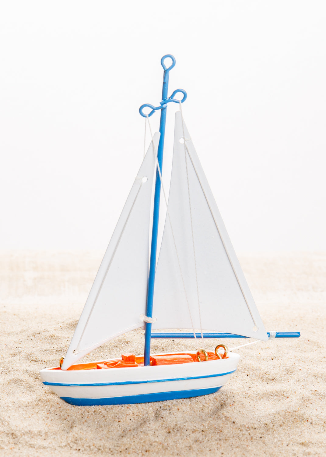 Dekosegelschiff blau weiß