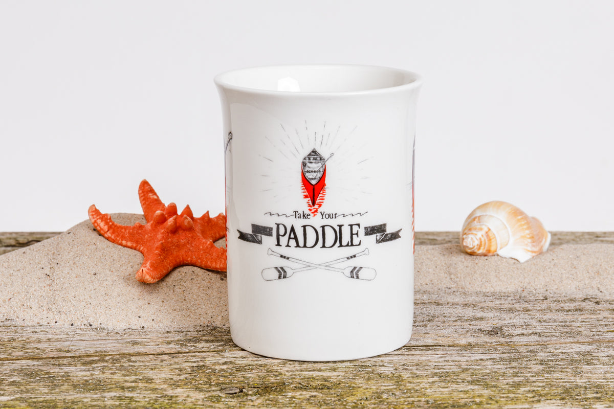 Becher weiß Ruderboot