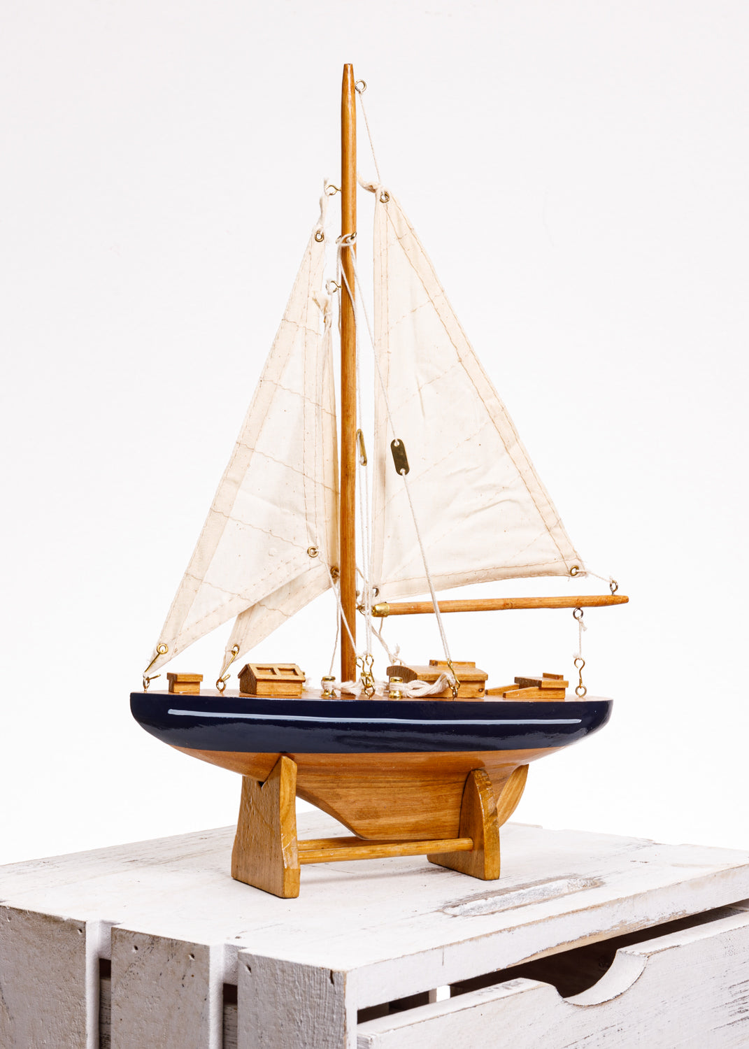Kleine Deko Segel Yacht