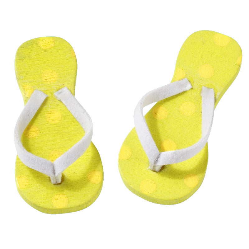 Deko Flip Flops gelb