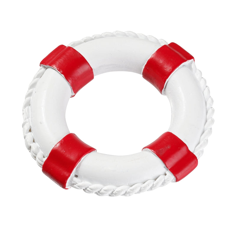 Rettungsring mini Dekoration rot-weiss