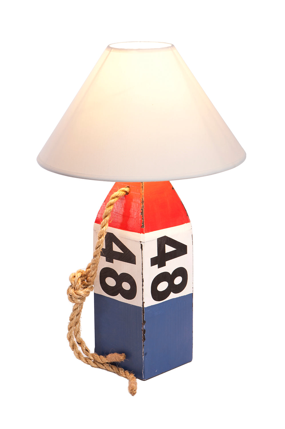 Bojenlampe 48 blau rot weiß