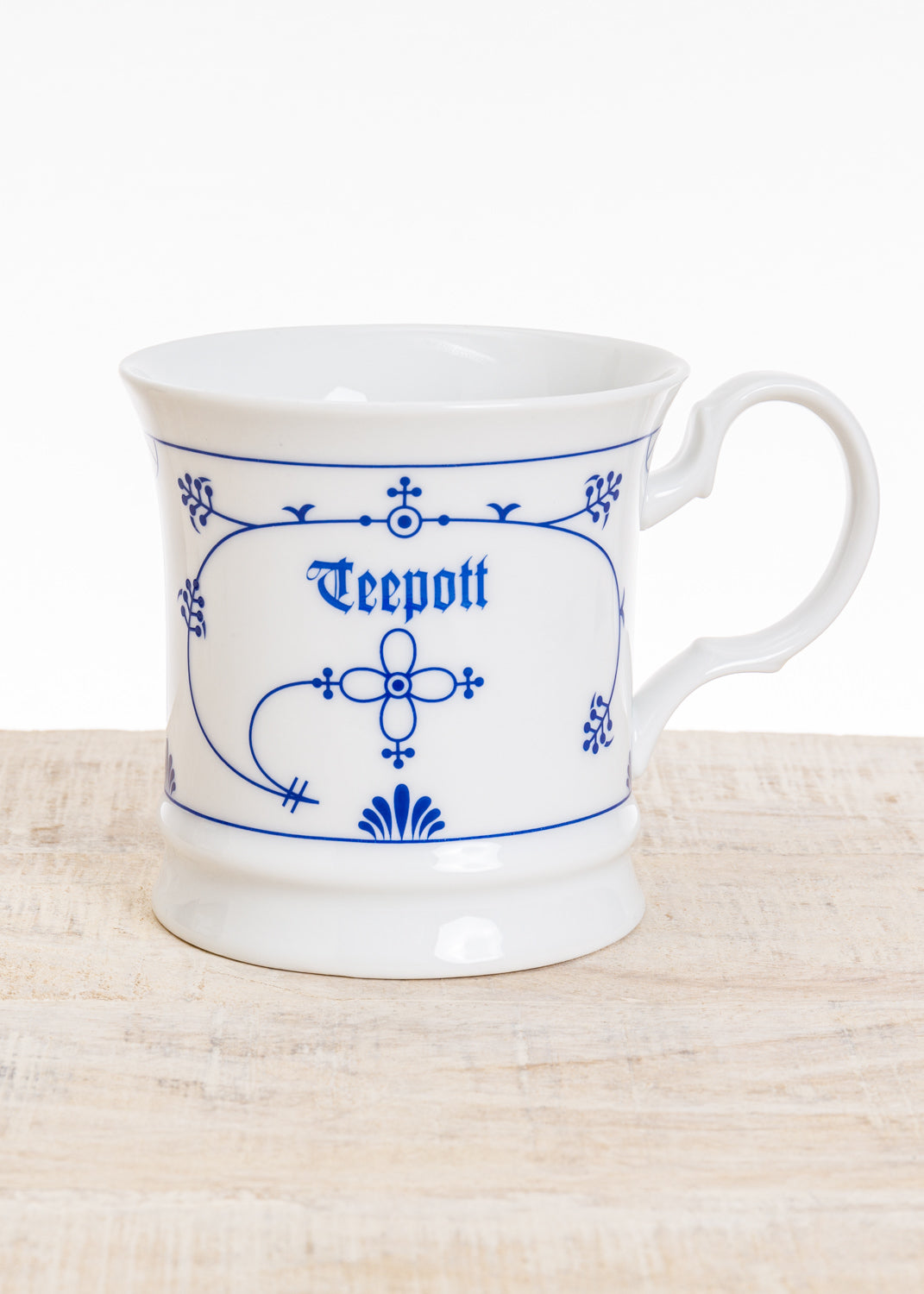 Teepott indisch Blau