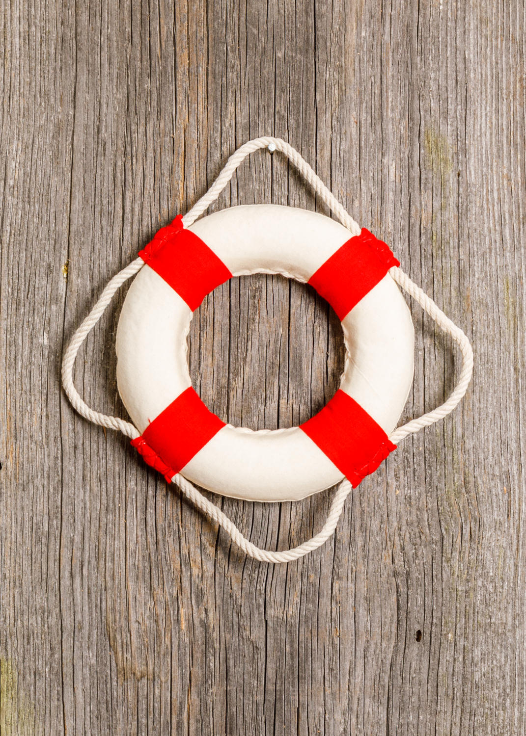 Rot weiß Rettungsring 14cm