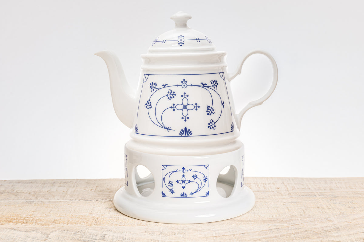 Teekanne 1l Indisch Blau, konisch