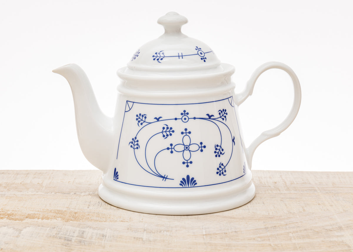 Teekanne 0,75 Indisch Blau, konisch