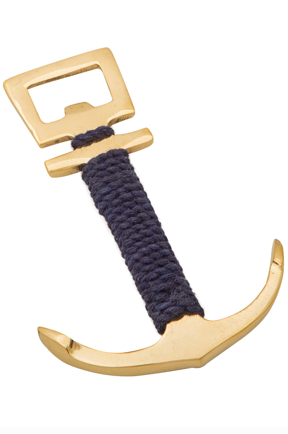 Flaschenöffner Messing Anker