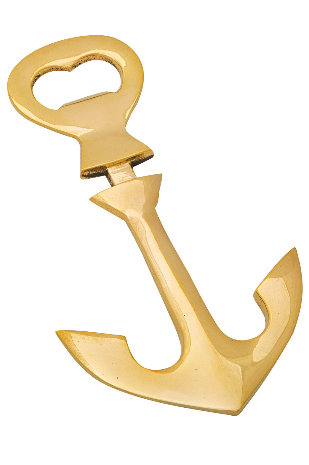 Flaschenöffner aus Messing Anker
