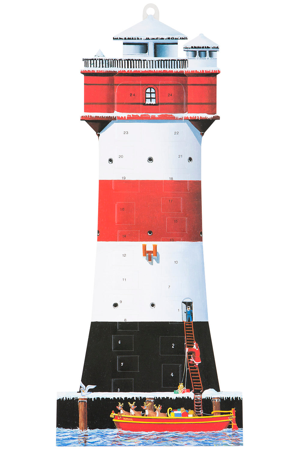 Adventskalender Leuchtturm Roter Sand