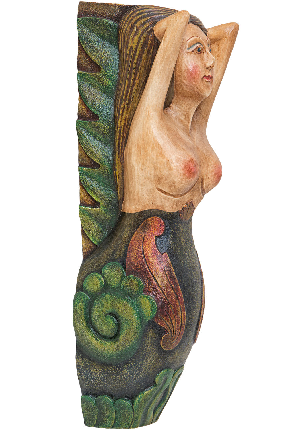 Schiff Galionsfigur Holz Eva