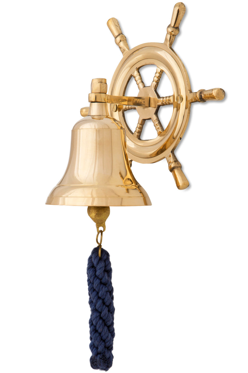 Schiffsglocke Steuerrad 12cm