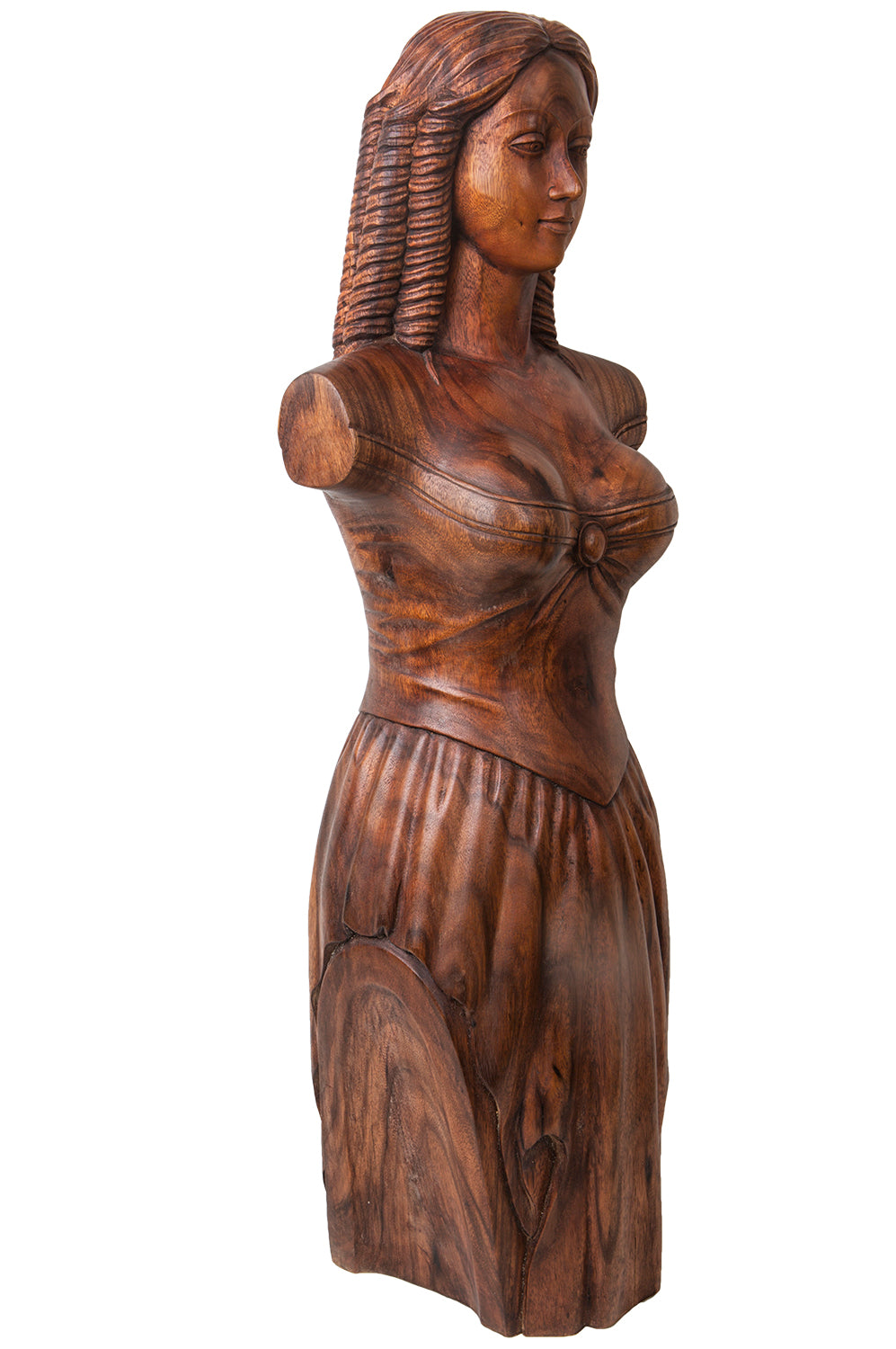 Holz Galionsfigur handgeschnitzt Sara