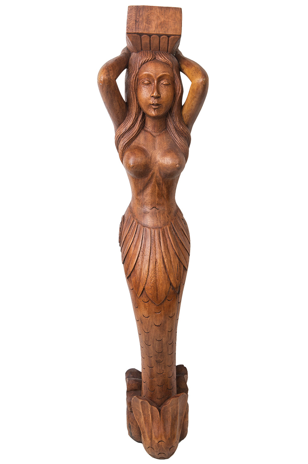 Galionsfigur massives Holz ARIELLE