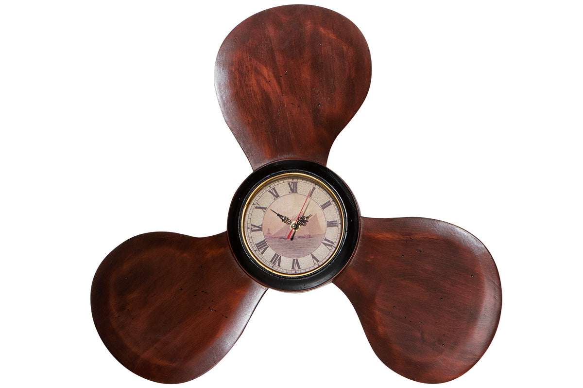Schiffsschraube, mit Uhr, gross
