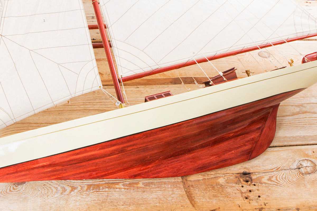 Schiffsmodell Segelschiff Holz Fertigmodell Rainbow
