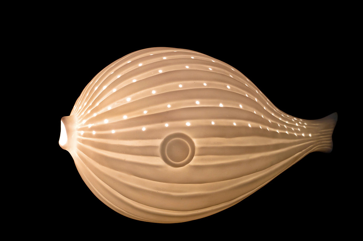 Lampe Keramik Fisch